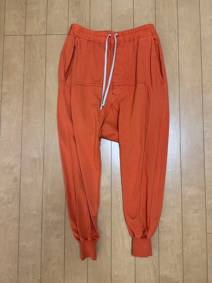 値下げ/Rick Owens DRKSHDW オレンジ　サルエルパンツ S