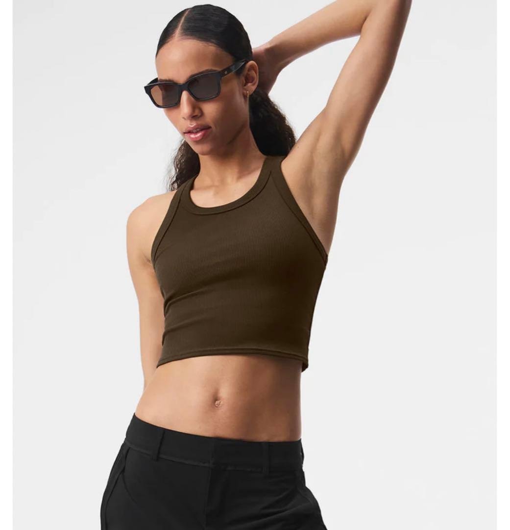 トップス aloyoga Goddess Ribbed Go-To Tank