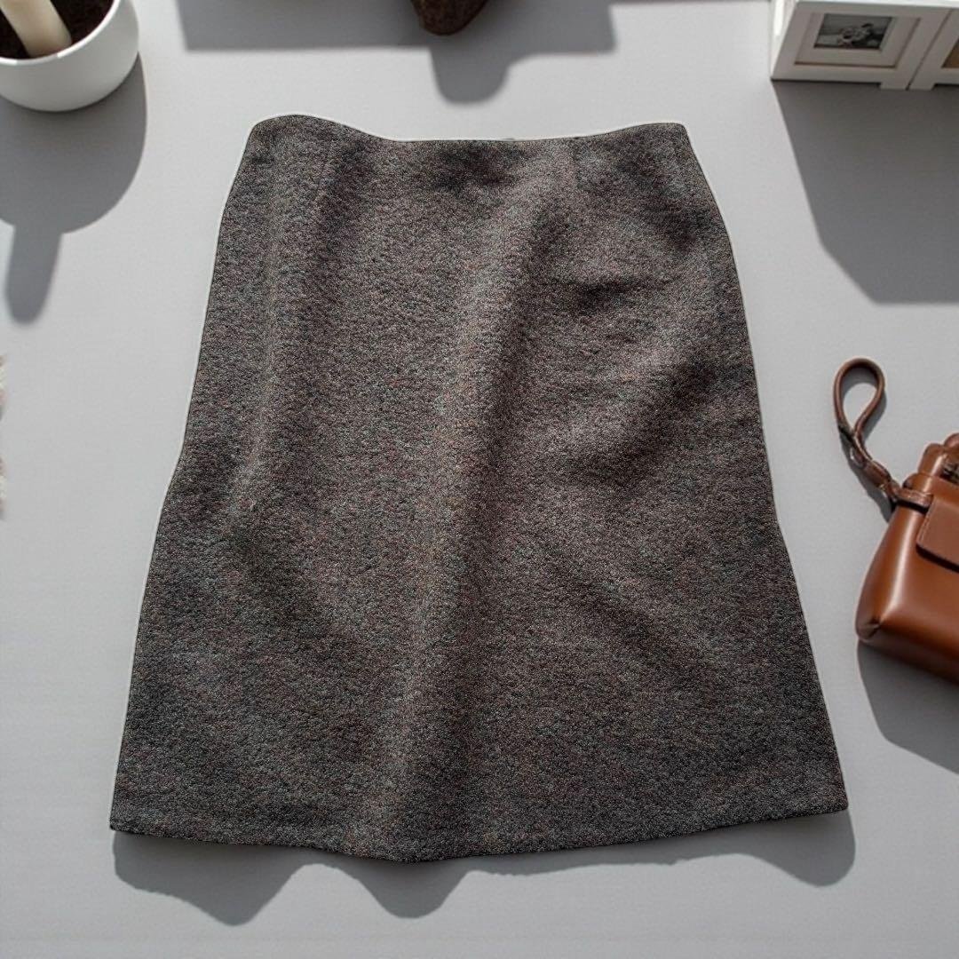 美品✨ザロウ THE ROW ツイード調 起毛　ウールスカート 2