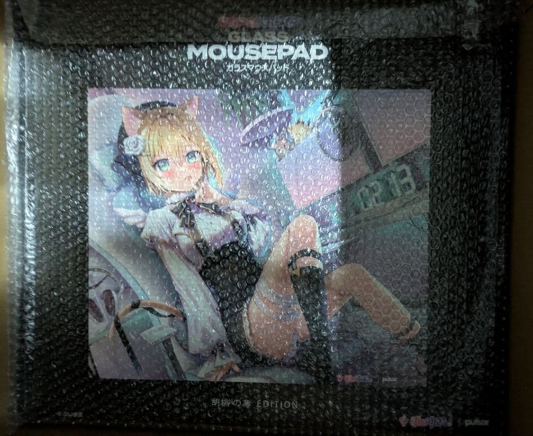 VSPOGEAR! 胡桃のあ　ガラスマウスパッド ぶいすぽっ!