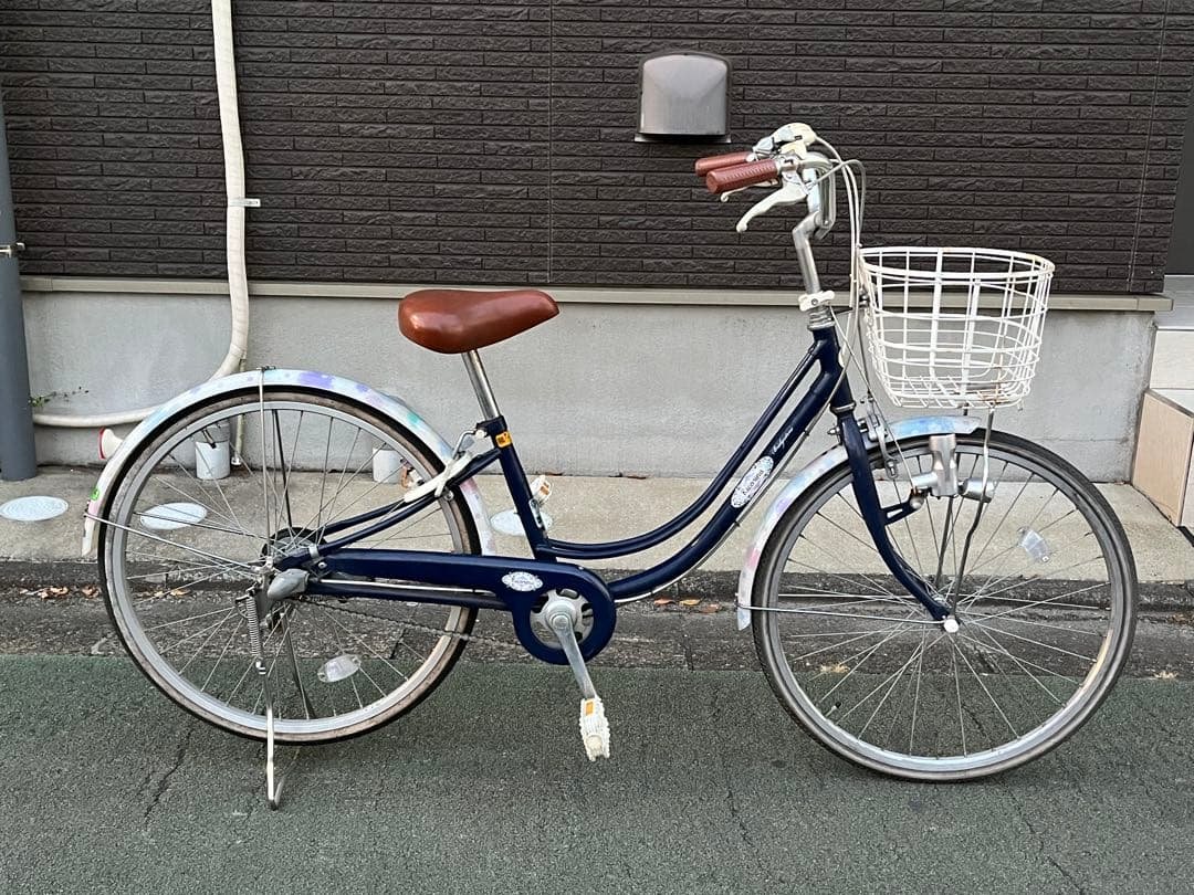 と*ち様 〓中古美品ブリヂストン女の子自転車〓リコリーナ24インチ★ブルー※配達