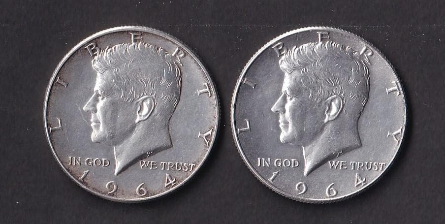 アメリカ 　ハーフダラー銀貨 　ケネディ ２枚