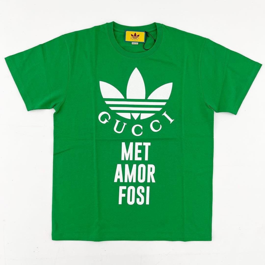 【年末セール】31日まで 新品未使用 グッチ × アディダス ジャージーTシャツ